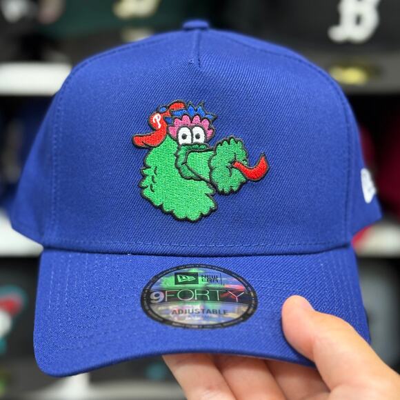 New Era Philadelphia Phillies 'Mascot' A-Frame 9FORTY Snapback Blue - Picture 2 of 4